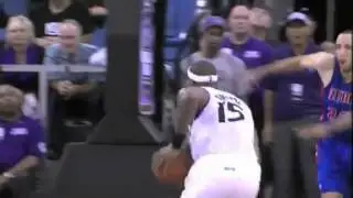 11-7-12 Demarcus Cousins dunks on Jason Maxiell
