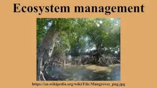 Ecosystem management