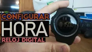 Como programar la fecha y la hora de un reloj digital DEPORTIVO ⌚👌