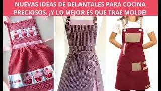 CON MOLDE: Nuevos Dise&ntilde;os De Delantales Para Cocina Preciosos