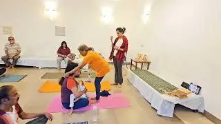 Yoga Camp at Auroville. 