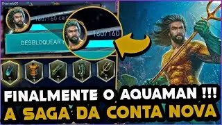 AGORA SIM DESBLOQUEEI O AQUAMAN REI DE ATLÂNTIDA!!! | CONTA DO ZERO #10 | INJUSTICE 2 MOBILE