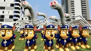 THOMAS.EXE + CHASE FROM PAW PATROL MEGA KFC BATTLE  | Garrys Mod Gameplay || Konas2002