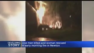 Man Found Dead After Newton Fire, Elderly Woman Rescued
