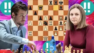 Magnus Carlsen vs Anna Muzychuk | Precision Over Power