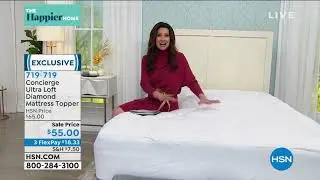 Concierge Collection Ultra Loft Diamond Mattress Topper