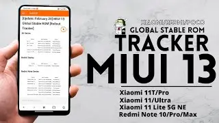 MIUI 13 Global Stable Rom Tracker| Check Your Device MIUI 13 Update List | Redmi Note 10/Pro/Max 😍😍