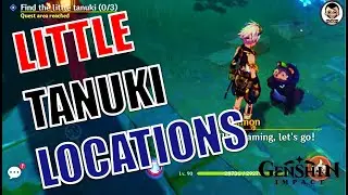 Find the Little Tanuki Locations (0/3) Cleansing Defilement | Sacred Sakura Cleansing Genshin Impact
