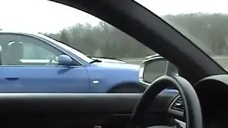 Audi S4 Street Race - Three Wide Highway Battle - B5 Stage 3 vs B6 Stage 2 vs B5 Stage 2