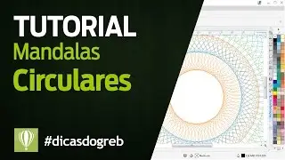 CorelDRAW Tutorial - Mandala Circular #dicasdogreb