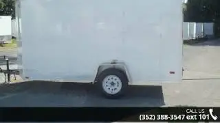 6 ' x12 Wht Moving Trailer with Extra 3in. Height and Vf...