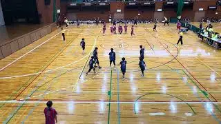 知立市ドッジボール協会会長杯 敦賀西ホワイトキッズ×西尾ブレイズ