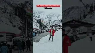 Today Atal Tunnel live snowfall Prediction || #manali #ataltunnel #weather #snowfall