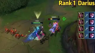 Rank 1 Darius: How to DESTROY Vayne Top with Darius!