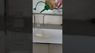 ванадат + HCl: желтеет помаленьку