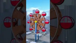 The Ferris Wheel: Engineering Magic in the Sky #shorts #3danimation #3d