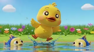 Ducky Wings Go Flap, Flap, Flap! | Fun Animal Song for Kids | Nursery Rhymes & Kids Songs