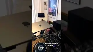 Building a mini home music studio! 🎵  #podcast #dj #femaledj #homestudio #music #ibiza #djlife