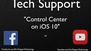 Control Center on iOS 10
