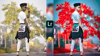 Lightroom Aqua And Red Tone Photo Editing | Lightroom Best Colour Effect Tricks 🤫 | Lr Photo Editing