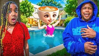 I CAUGHT BALLERINA CAPPUCCINA IN THE POOL AT 3AM!