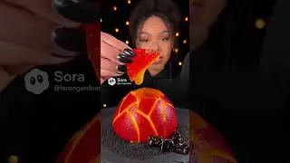 Candied Lava Eating ASMR #ai #soraai #aiasmr