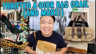 I THRIFTED A DIOR GRAIL & MORE! #HADRIANTHRIFTS #TRIPTOTHETHRIFT #THRIFTHAUL