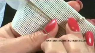 Needlepoint - Binding Stitch Tutorial