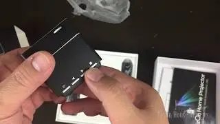 ExquizOn S6 Mini Cube DLP Pocket Projector Miracast Airplay 100 lumens