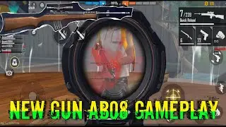 new gun AB08 gameplay || free fire gameplay || clash squad Kalahari ||