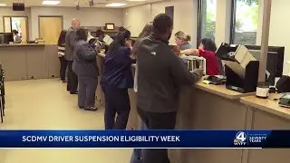 Some drivers can get their suspended driver's license reduced or cleared this week in South Carolina