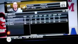 Ncaa14 College Football Dynasty Revamped Legends Rosters, Qbs & Rbs are completed, Test run Gameplay