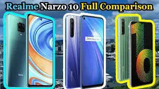 Realme Narzo 10 Vs Redmi note 9 pro | realme 6 | Full Comparison Video