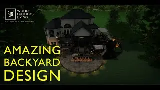 3D Deck Design: Illuminated Outdoor Living with Seamless Flow!