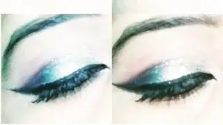 Easy Smokey Glitter Eye Makeup Tutorial For Beginners//Step By Step🥰