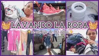 ✅🧺LAVANDO LA ROPA🧺de mi hija de 10 años 🫧🧼✨#parati #amadecasa