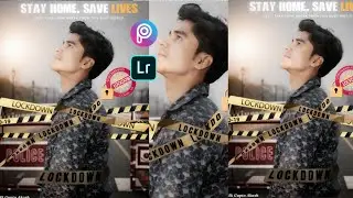 Lockdown Photo Editing | Lockdown Photo Editing Concept In Picsart | In Hindi | Sk Gupta Editors