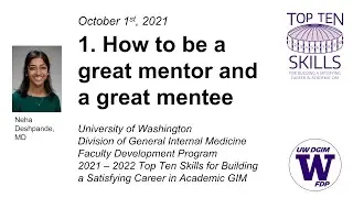 How to be a great mentor and great mentee