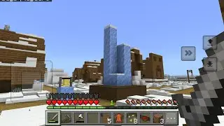 A normal minecraft let's play single player 🎮⛏️| good Spawn and I love snowy bomie