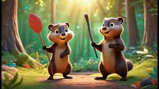 The Crying Beaver Dropped the Stick | Nursery Rhymes for Kids & Baby Songs