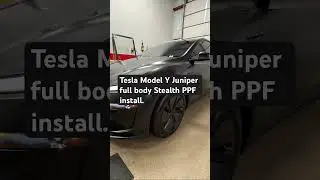 2026 Tesla Model Y Juniper full vehicle in Xpel Stealth PPF #tesla #teslamodely #modely #teslamodel