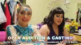 OPEN AUDITION BERLIN & CASTING BERLIN FOR SINGERS, ARTISTS, PERFORMERS, MUSICIANS & DANCERS