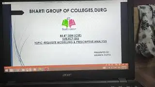 DSS - REQUISITE MODELLING AND PRESCRIPTIVE ANALYSIS BY MISS ANANTA DUTTA