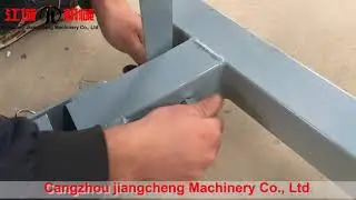 Engine Crane assembly video Cangzhou Jiangcheng Machinery