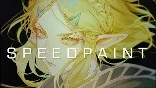 Speedpainting Zelda - BOTW2 - by theCecile