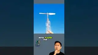 Plastic Bottle Helicopter &ndash; It Actuall Spins! #shorts