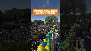 &Eacute; HOJE O MAIOR EVENTO CRIST&Atilde;O DO PLANETA!! #jesus #marchaparajesus