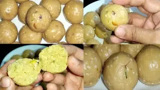 Rice Flour laddu with Jaggery|Simple, Quick and Healthy Recipe