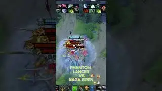 PHANTOM LANCER vs NAGA SIREN #dota2 #shorts