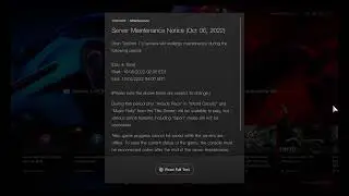 Gran Turismo&reg; 7 Important Server Maintenance on October 6 2022